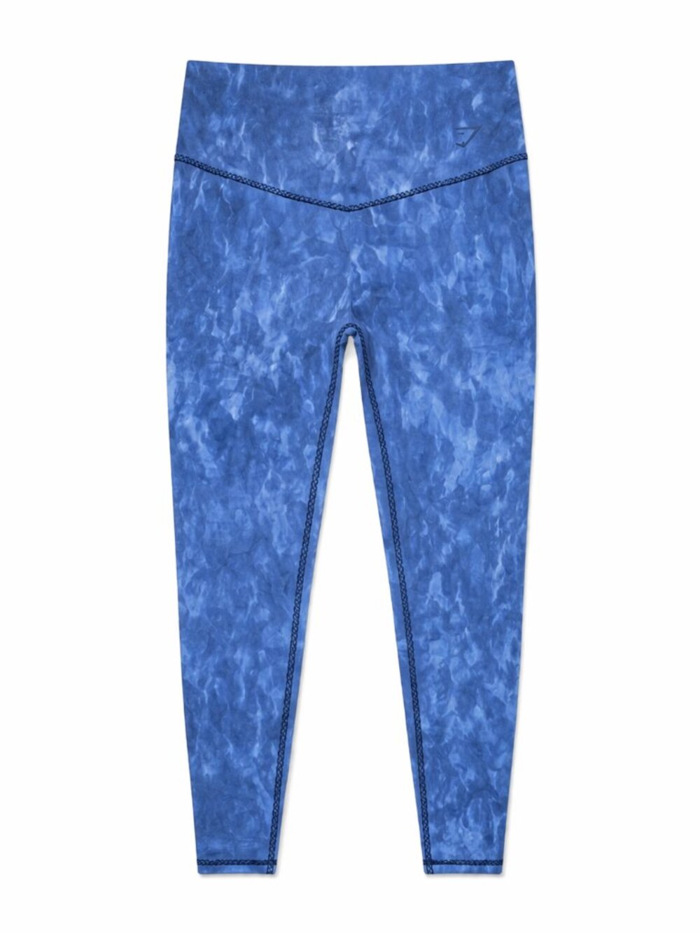 Gymshark Womens Blue Tie Dye Leggings Size Medium